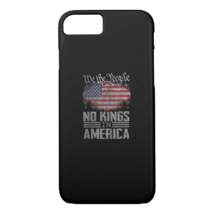 No Kings In America US Flag Vintage Artistic Graph Case-Mate iPhone Case