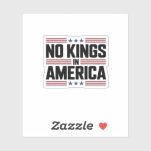 No Kings In America USA Creative Style