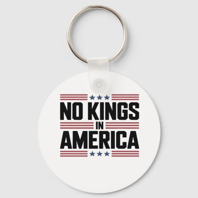No Kings In America USA Creative Style Keychain (Front)