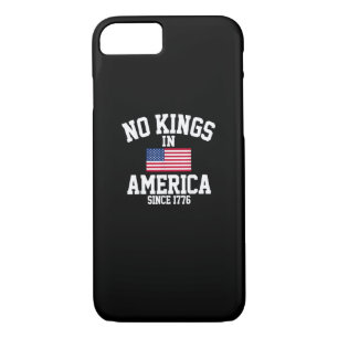 No Kings In America USA Flag Retro Cool Style Case-Mate iPhone Case