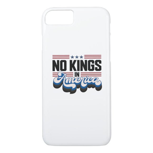 No Kings In America USA Retro Classic Case-Mate iPhone Case (Back)