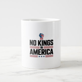 No Kings In America USA Retro Classic Large Coffee Mug