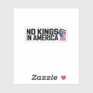 No Kings In America USA Vintage Graphic
