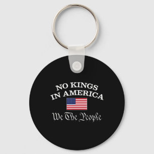 No Kings In America We The People 1776 Political M Keychain