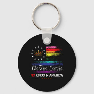 No Kings In America We The People 1776 Political M Keychain