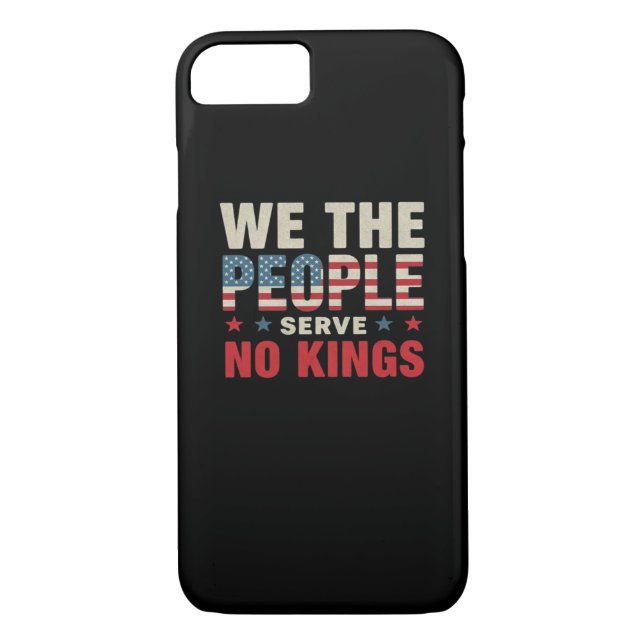 No Kings In America We The People Classic Case-Mate iPhone Case (Back)