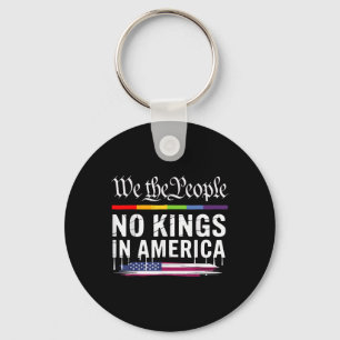 No Kings In America We The People Lgbt Keychain