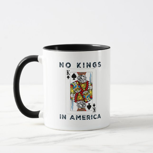 No Kings In America We The People Political Creati Mug (Left)