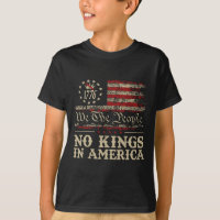 No Kings In America We The People Political Shirt 