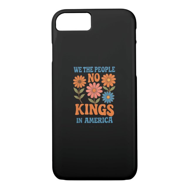 No Kings In America We The People Retro Lovers Case-Mate iPhone Case (Back)
