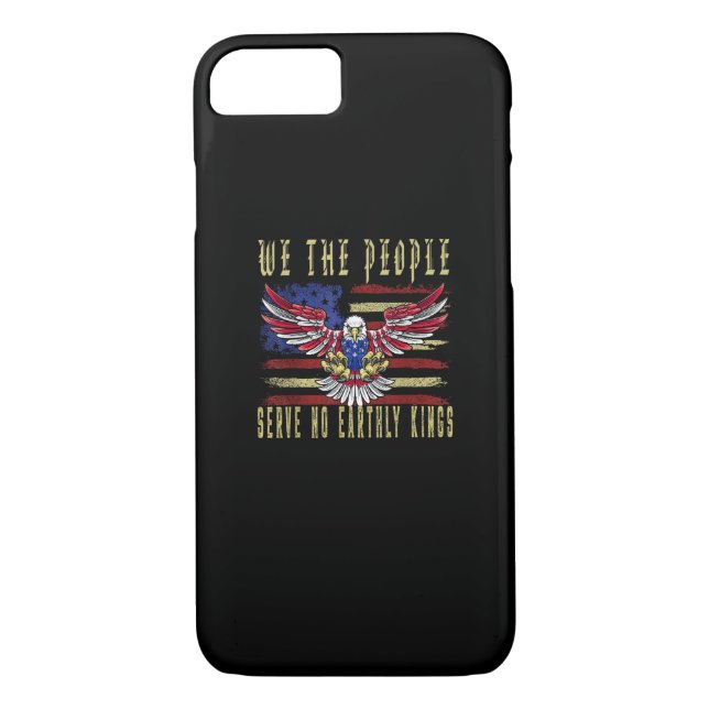 No Kings In America We The People Serve No Kings Case-Mate iPhone Case (Back)