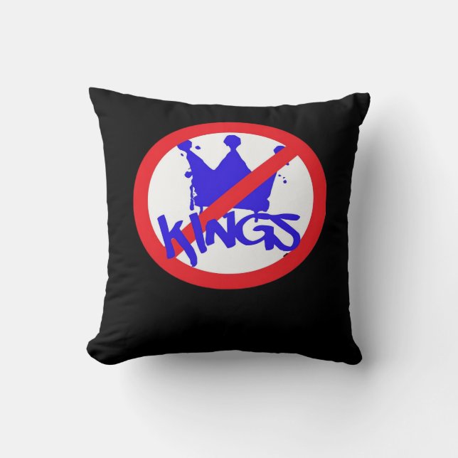 No Kings In The USA Classic Throw Pillow (Front)