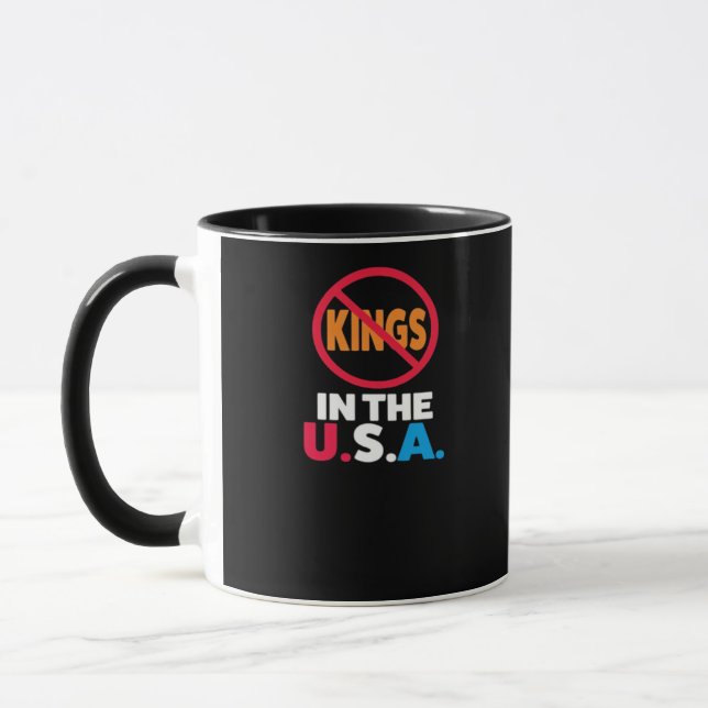No Kings In The USA Mug (Left)