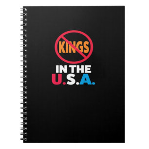 No Kings In The USA Notebook