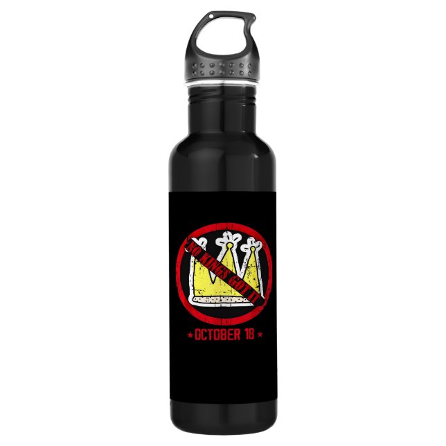 No Kings It Classic Creative Style 710 Ml Water Bottle (Front)