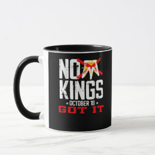 No Kings It Classic Minimal Design Mug