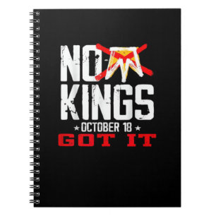 No Kings It Classic Minimal Design Notebook