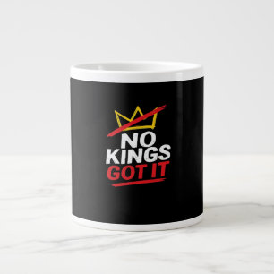 No Kings It Creative Casual Large Coffee Mug