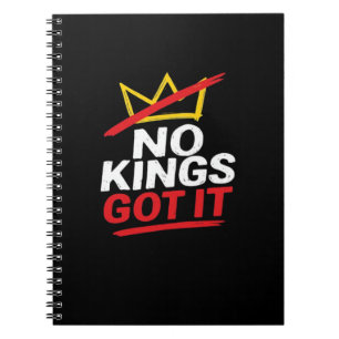 No Kings It Creative Casual Notebook