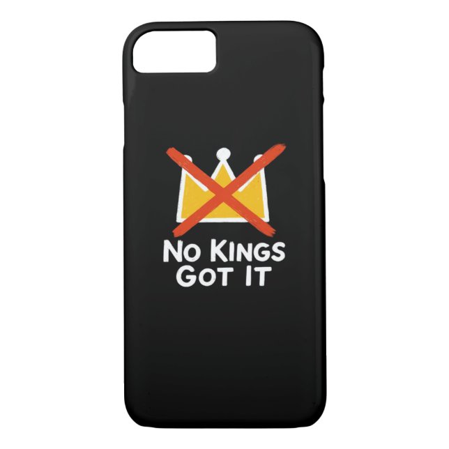 No Kings It - Defiant To The People Anti-Tyranny 1 Case-Mate iPhone Case (Back)