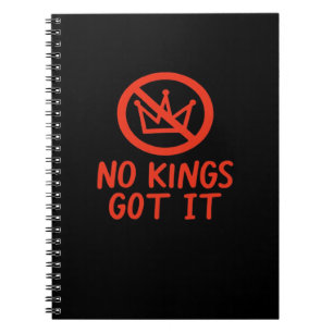 No Kings It Patriotic Style Notebook