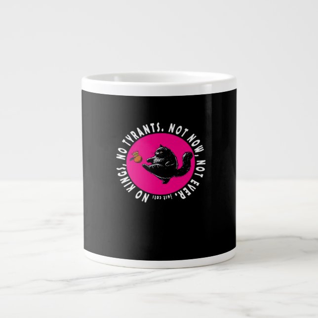 No Kings, Just Cats Essential Large Coffee Mug (Front)