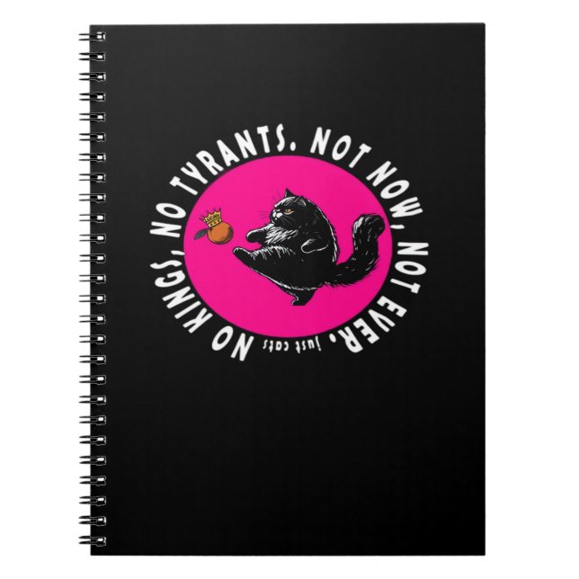 No Kings, Just Cats Essential Notebook (Front)