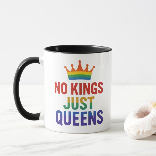 No Kings Just Queens Mug (Avec donut)