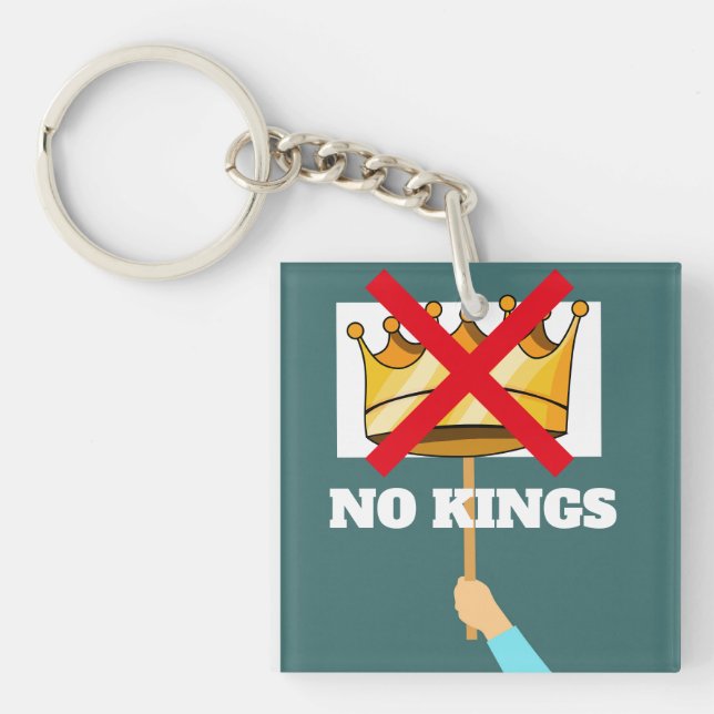 No Kings Keychain (Front)