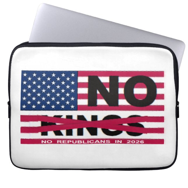 NO KINGS LAPTOP SLEEVE (Front)