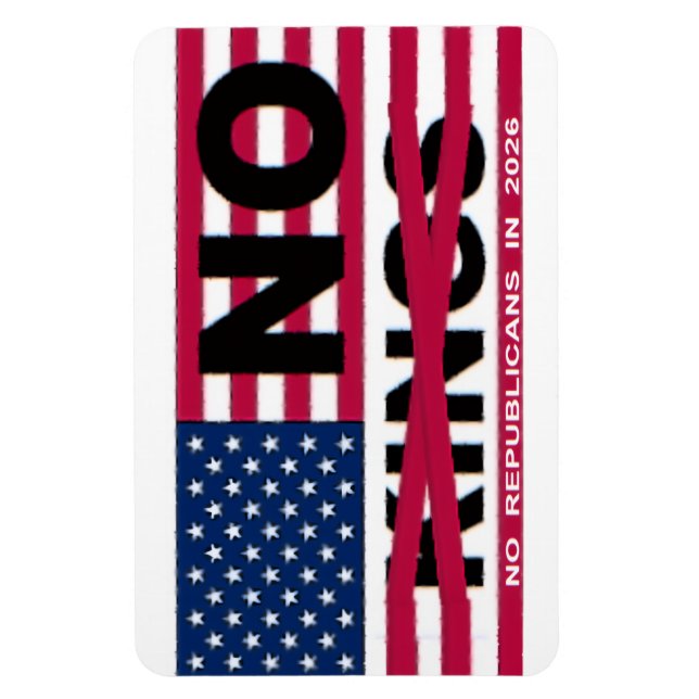 NO KINGS MAGNET (Vertical)