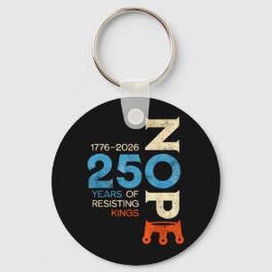 No Kings March 2026 Protest Sign Keychain