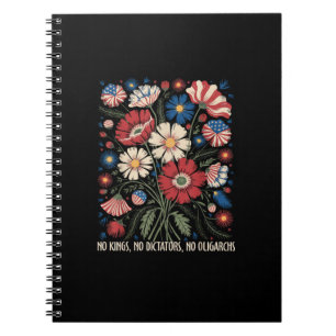 No Kings No Dictators No Oligarchs In America Funn Notebook