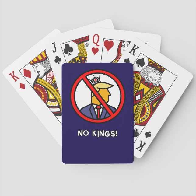 NO KINGS PLAYING CARDS (Back)