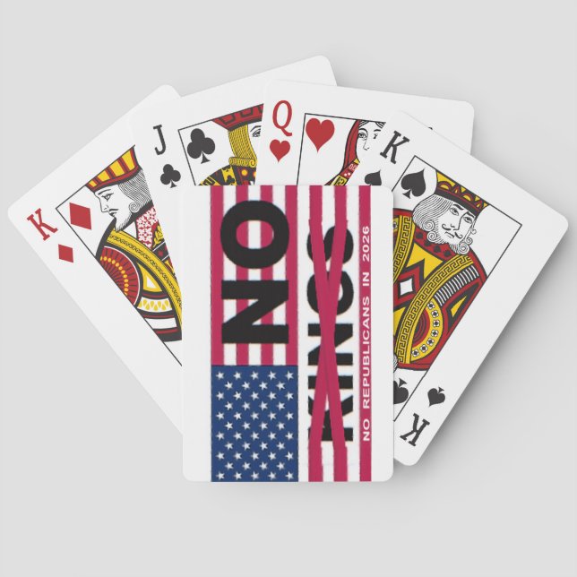 NO KINGS PLAYING CARDS (Back)