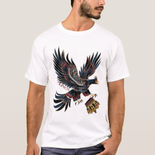 No Kings Political Protest Subtle Statement Graphi T-Shirt