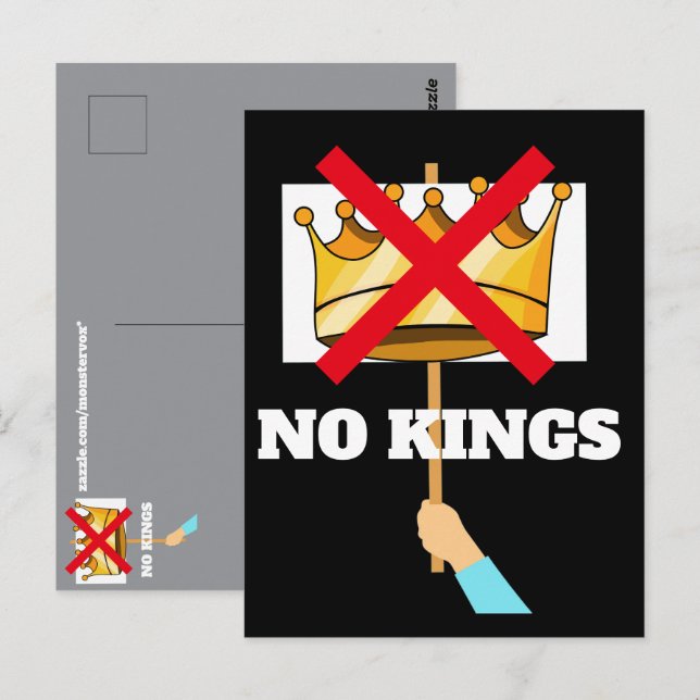 No Kings Postcard (Front/Back)