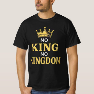 No Kings Protest Sign Vertical 2025 T-Shirt