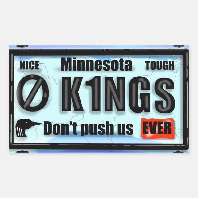 No Kings, protest  Sticker (Front)