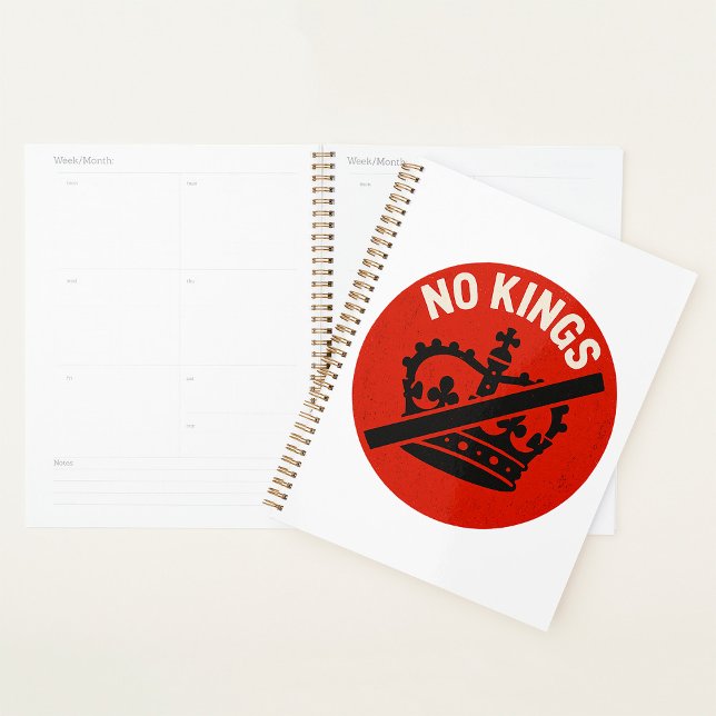 No Kings Protest Symbol Planner (Creator Uploaded)