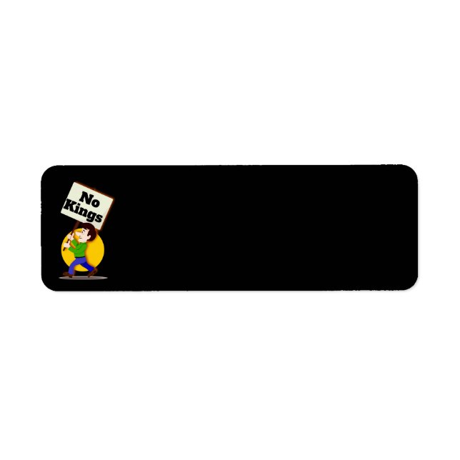 No Kings Return Address Label (Front)
