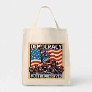 No Kings Save Democracy  Tote Bag