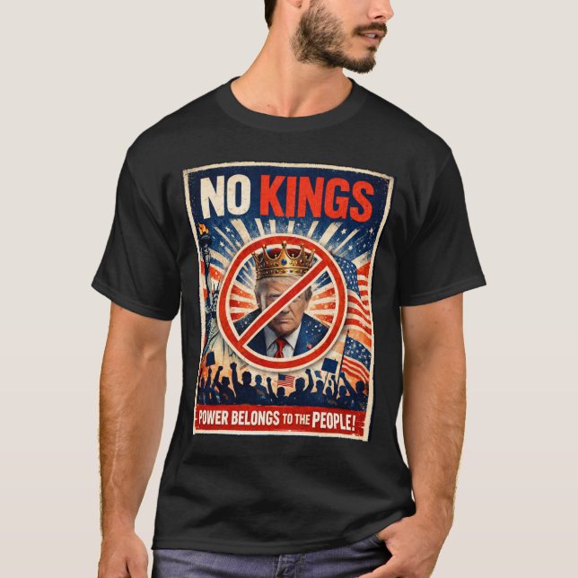 No Kings Shirt | Power Belongs to the People! (Front)