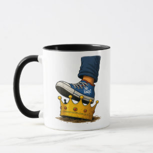 No Kings Shoe On Crown Mug