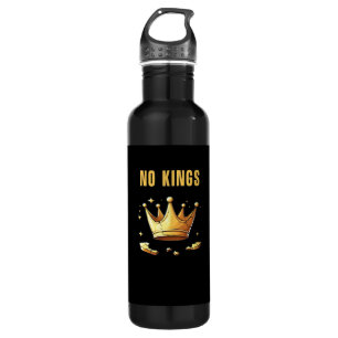 No Kings. Simple Yet Impactful Visual Of A Destroy 710 Ml Water Bottle