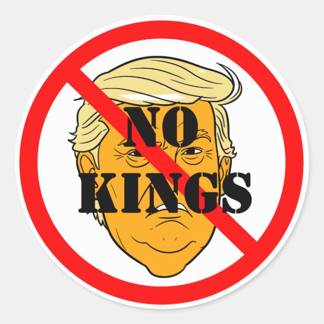 No Kings sticker (Front)