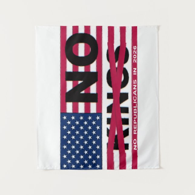 NO KINGS TAPESTRY (Front)