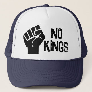 NO KINGS TRUCKER HAT