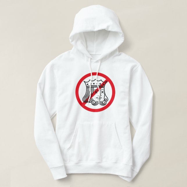 NO KINGS - Trump Protest  Hoodie (Design Front)