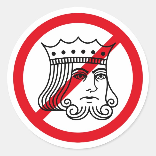 NO KINGS - Trump Protest - Stickers (Front)
